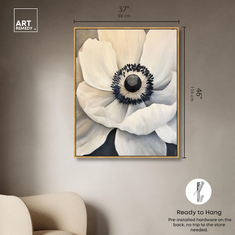 Heart of the Anemone Canvas by Art Remedy