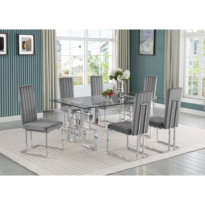Small glass store dinette sets