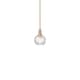 Option Brushed Brass / Clear Water Glass