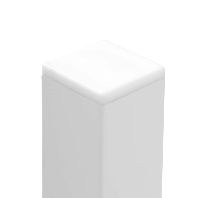 Pellebant Outdoor Aluminum Patio Side Table Rectangular End Table - 18.1 in L* 13.8 in W * 15.7 in H