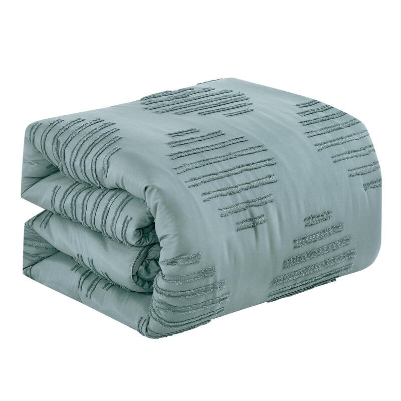 Shatex Sevilla 7PC Bedding Comforter Set All-season Reversible Bed in a Bag