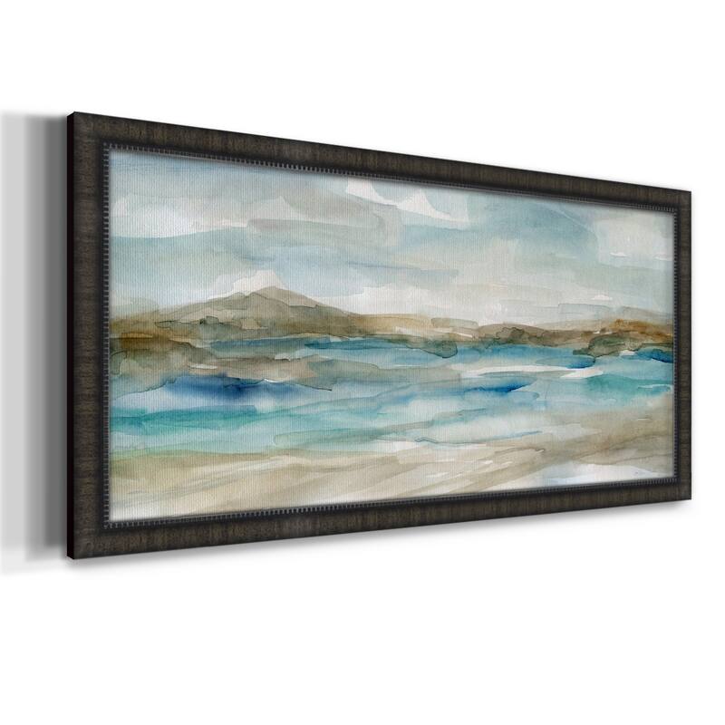 Peaceful Beach II Premium Framed Canvas- Ready to Hang