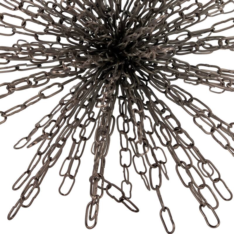 Sagebrook Home Metallic Chain Orb Decor Accent