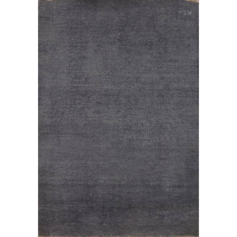 Modern Gabbeh Oriental Rug Handmade Foyer Wool Carpet - 3'5" x 4'9"