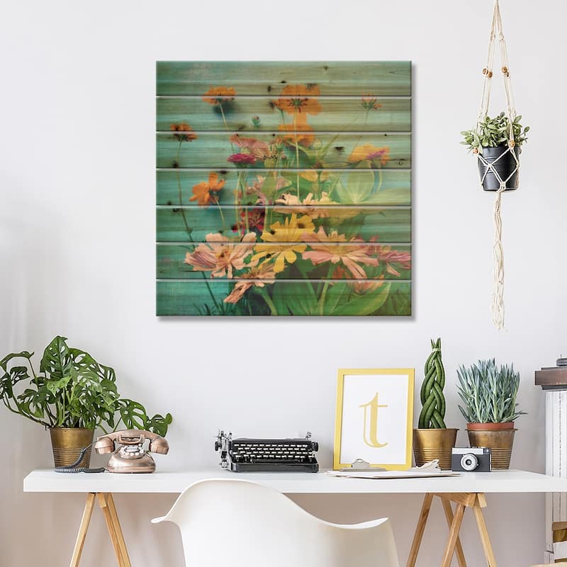 I Carry You With Me Into The World Print On Wood by Olivia Joy StClaire - Multi-Color