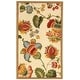 preview thumbnail 82 of 124, SAFAVIEH Handmade Chelsea Nataly French Country Floral Wool Rug
