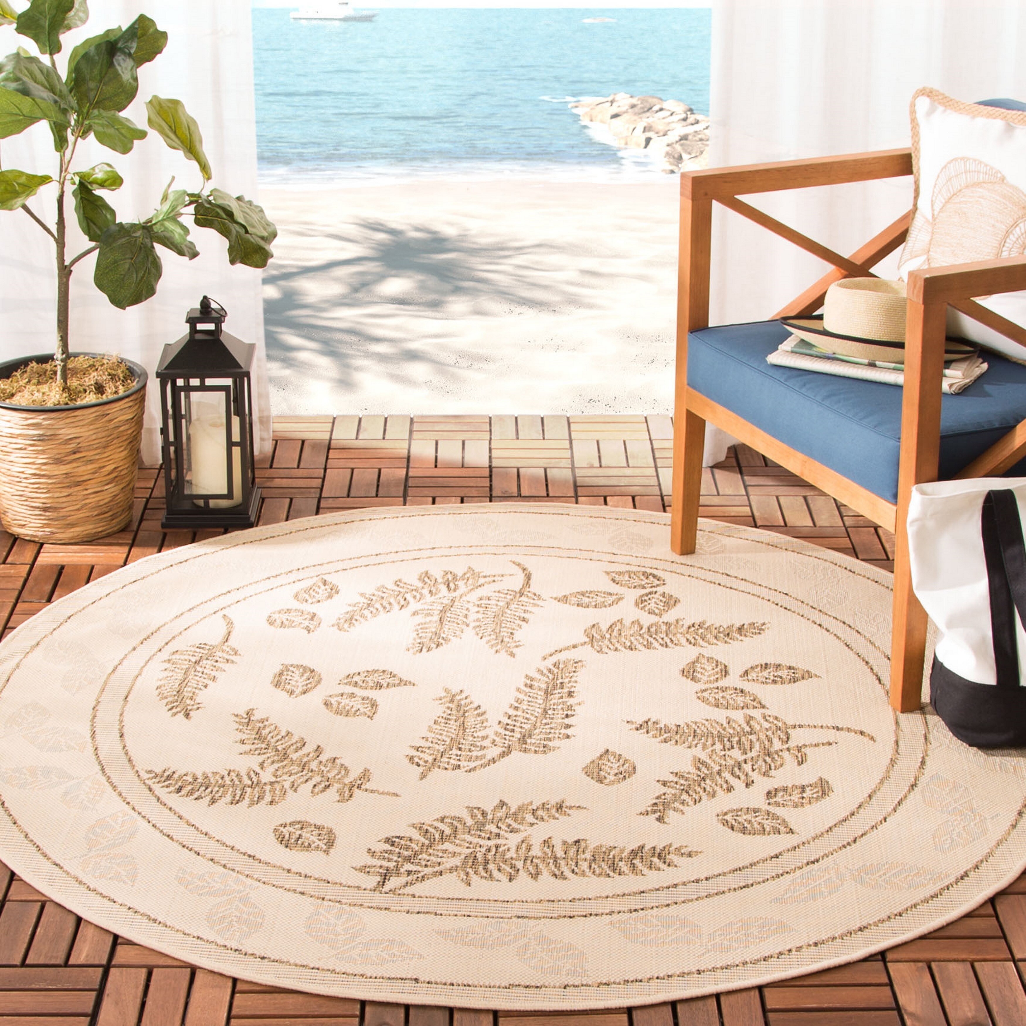 Safavieh Courtyard Rosaria Indoor Outdoor Rug Ebay