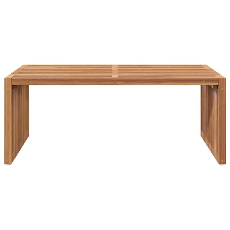 vidaXL Garden Side Table Brown Solid teak wood