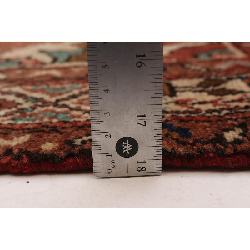 ECARPETGALLERY Hand-knotted Andelz Red Wool Rug - 3'3 x 10'0