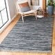 preview thumbnail 70 of 69, SAFAVIEH Hand-Woven Montauk Mitko Boho Cotton Fringe Rug 3' x 5' - Grey/Black - Rectangle