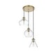 preview thumbnail 4 of 9, Elegant Lighting Destry 3 Light 19" Wide Multi Light Pendant with