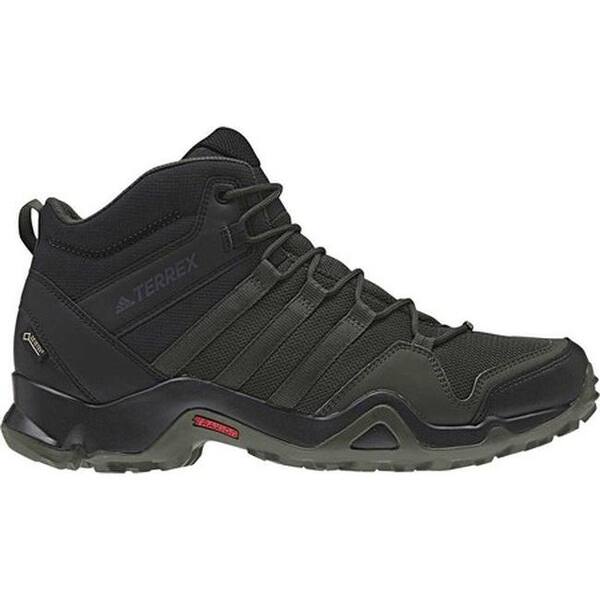 Shop Adidas Men S Terrex Ax2r Mid Gore Tex Hiking Boot Night Cargo