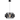 Solara 16 in. 2-Tiers 1-Light Pendant Light with Bamboo Round Shade, No Bulbs Included