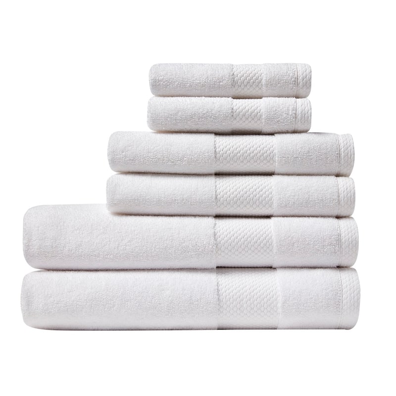 Lacoste Heritage Supima 100% Cotton 6 Piece Towel Set