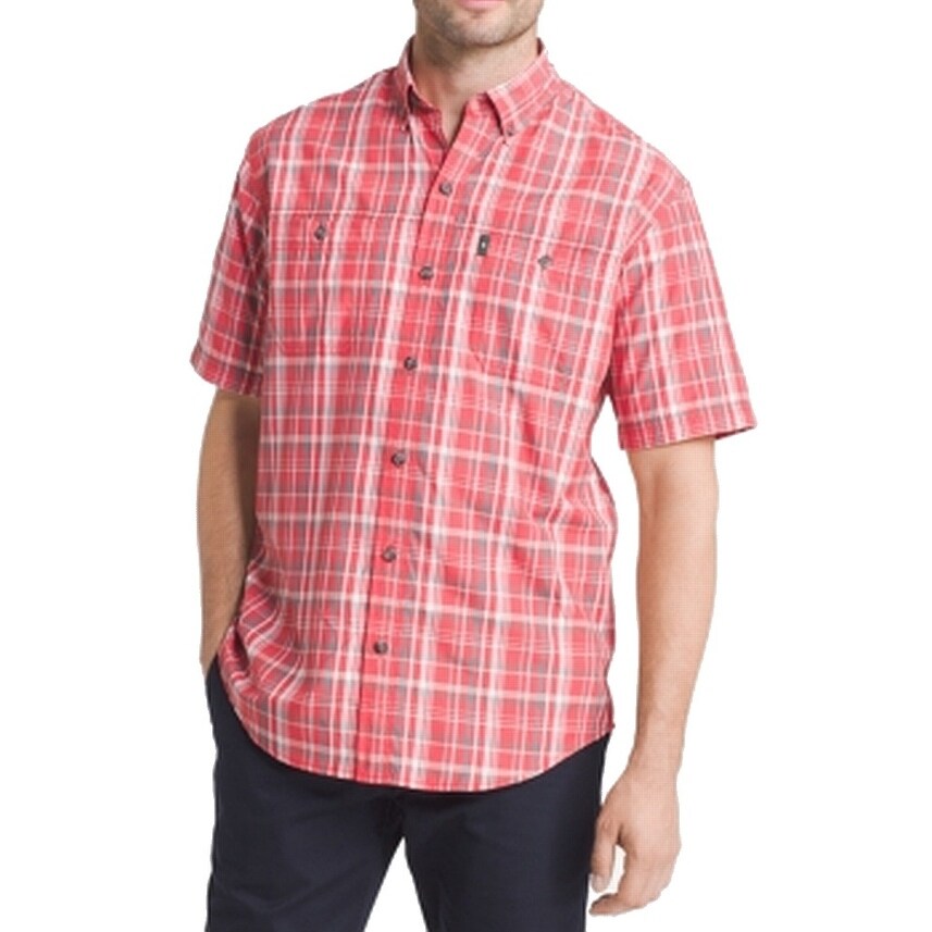 Shop G H Bass Co Paid Mens Button Down Fishing Shirt Overstock 22308463