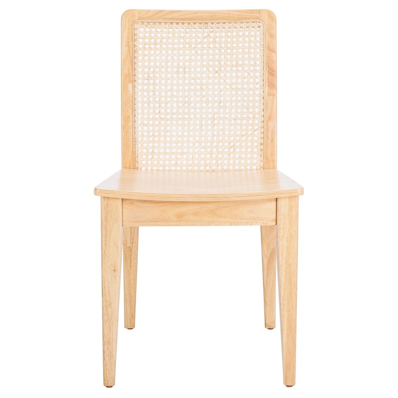 SAFAVIEH Lurline Coastal Rattan Dining Chair (Set of 2) - 18.9" W x 22.3" L x 33.9" H - 19Wx22Dx34H