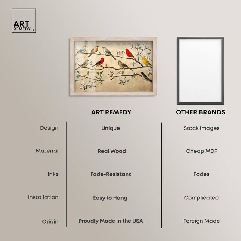Arboreal Aria II Shadowbox by Art Remedy