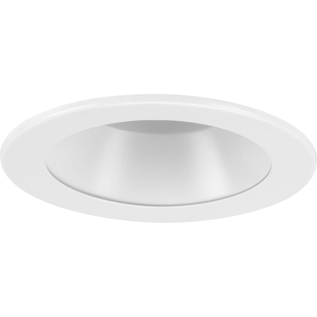 Progress Lighting 4 in. Satin White Recessed Open Trim for 4 in. Housing - Medium