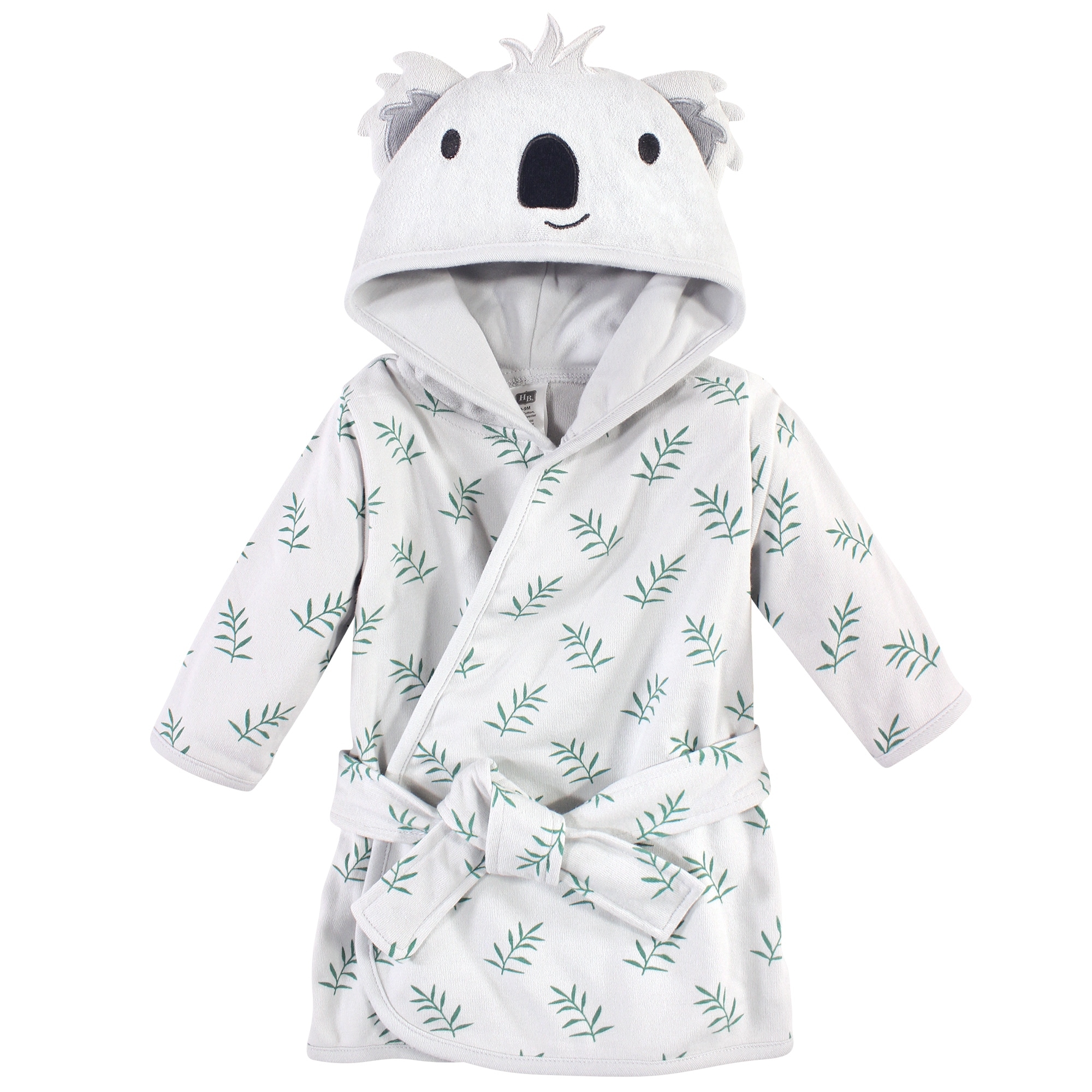 Hudson Baby Infant Unisex Cotton Rich Bathrobe, Koala, 0-9M - Koala - 0-9 Months