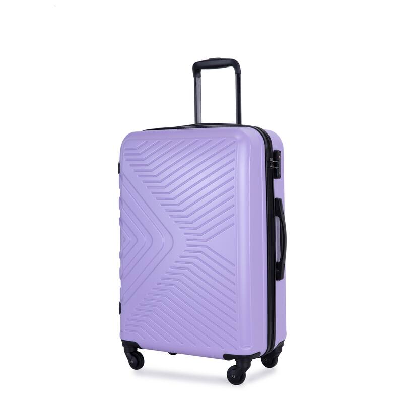 High Quality 3 Piece Hard-Shell Luggage Sets, ABS Lightweight Suitcase with Telescoping Handles and Spinner Wheels & TSA Lock