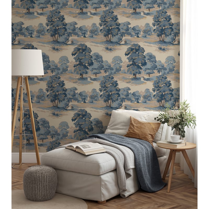 Sherwood Blue Glade Wallpaper