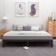 preview thumbnail 15 of 16, King Size Solid Wood Platform Bed
