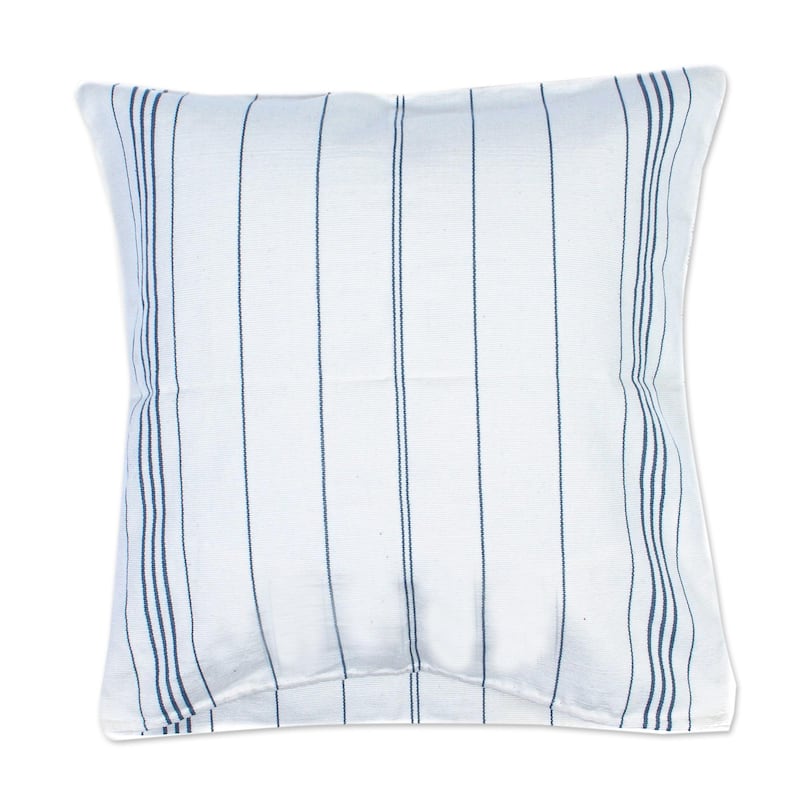 Novica Handmade Smoky Cloud Cotton Cushion Cover