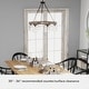 preview thumbnail 16 of 17, Hunter Devon Park 6-Light Chandelier - Dining Room, Entry - Wagon Wheel, Rustic, Farmhouse