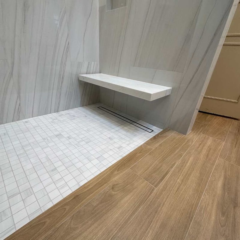 Soho 2x2 Matte Marble Look Porcelain Grid Mosaic Tile - Floor, Wall, Backsplash