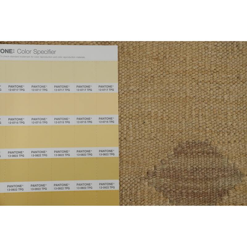 Hand Woven Southwestern Wool Multi-Colored Geometric Area Rug - 9' 10'' X 6' 9''