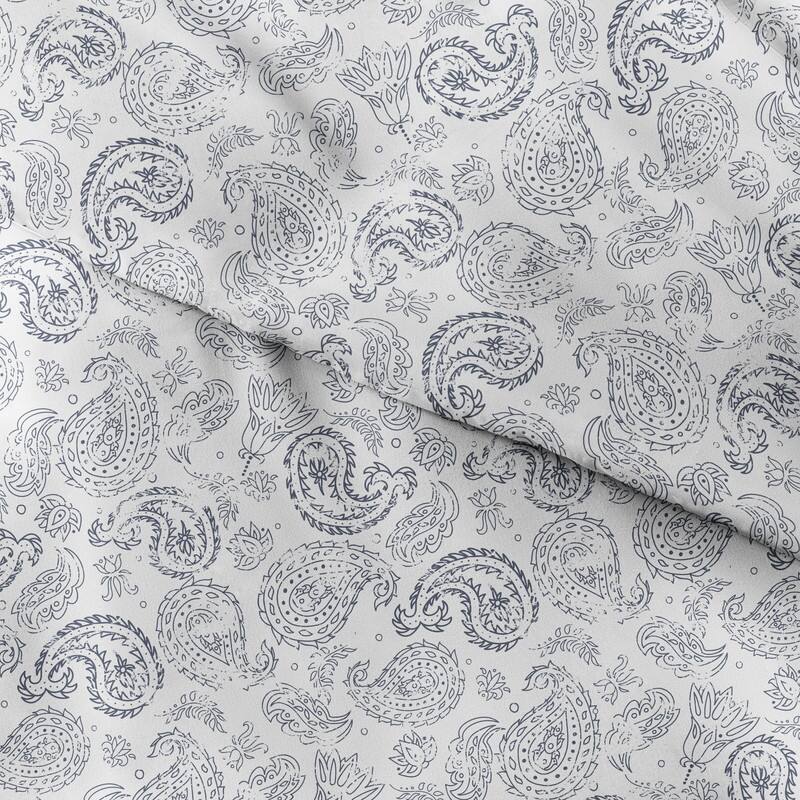 Simply Soft Oversized 3-piece Paisley Print Duvet Cover Set