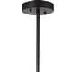 preview thumbnail 12 of 13, Avah Metal/Crystal Adjustable LED Drop Chandelier, Black/Clear by JONATHAN Y
