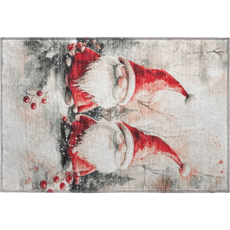 Premium Washable Super Soft Christmas Gnome Mayfield Rug