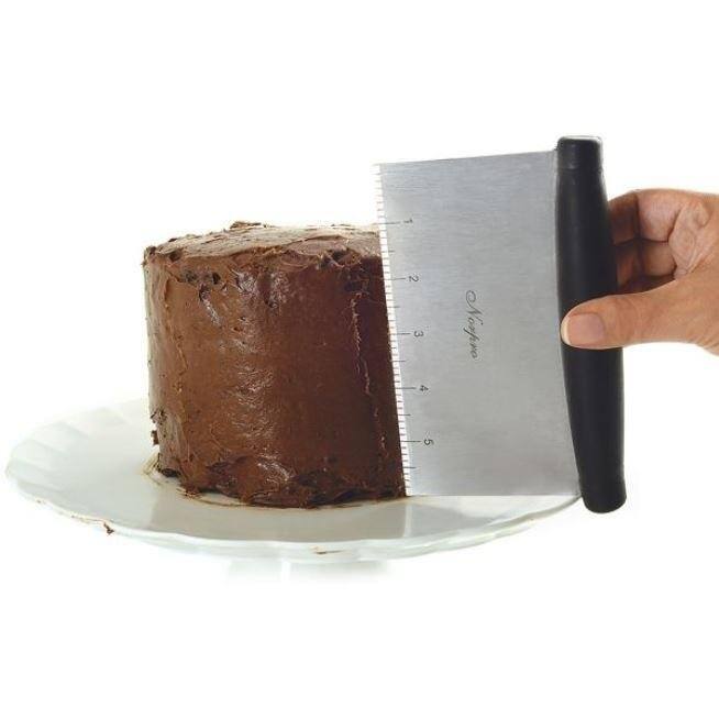 Norpro 6" Grip-EZ Handle Stainless Steel Food Chopper / Scraper