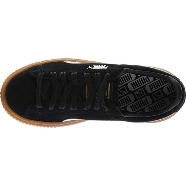black platform sneakers puma