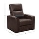 preview thumbnail 20 of 52, Abbyson Rider Theater Power Recliner with USB Ports and Cupholders