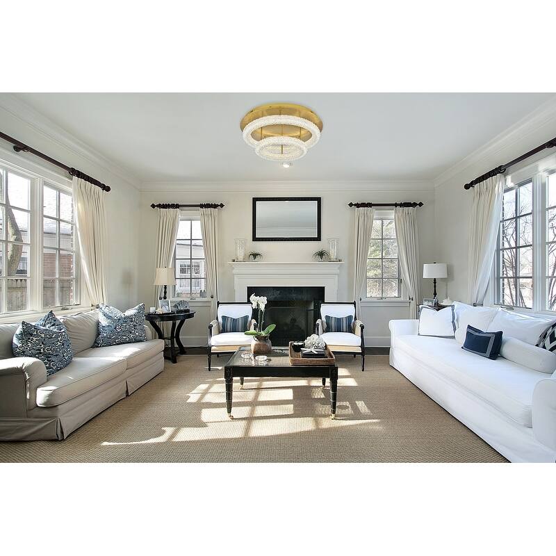 26 inch Adjustable LED Flush Mount