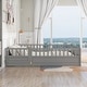 preview thumbnail 11 of 15, Full Size French Bed with Door, Montessori Kids' Beds Floor Bed with Slats