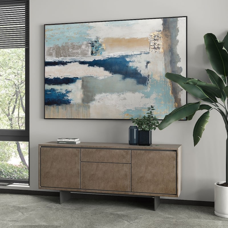 Exhilaration, Framed Hand Painted Canvas