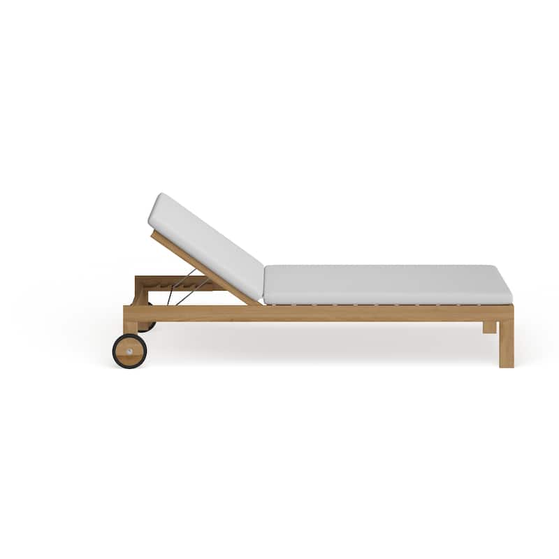 Upland Outdoor Patio Teak Chaise