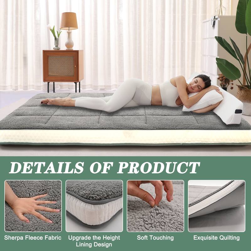 Floor Mattress for Adults, Mattress for Floor, Breathable Bed