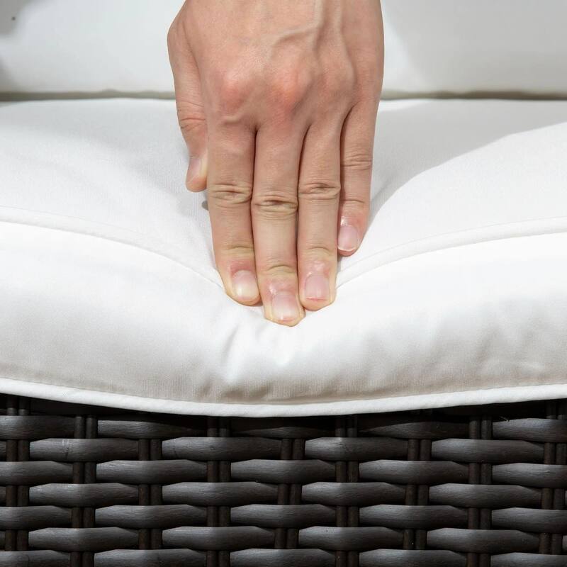 360° Rotation, Rocking Patio Bistro Set, Outdoor Porch Furniture