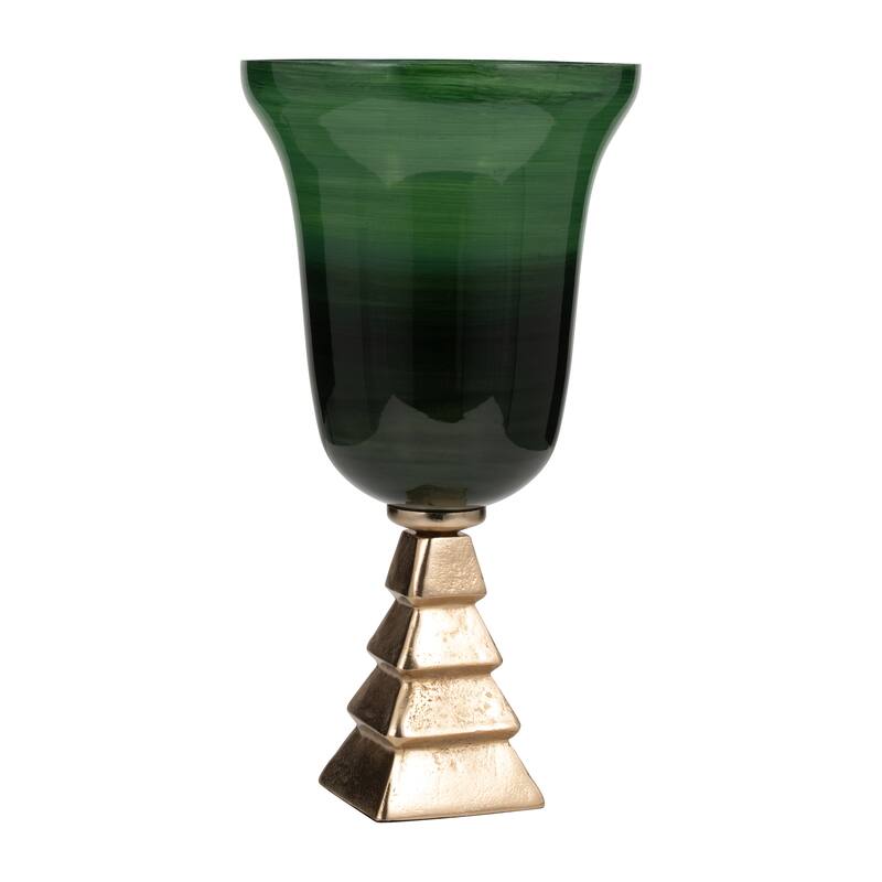 Sagebrook Home Glass Vase On Stand