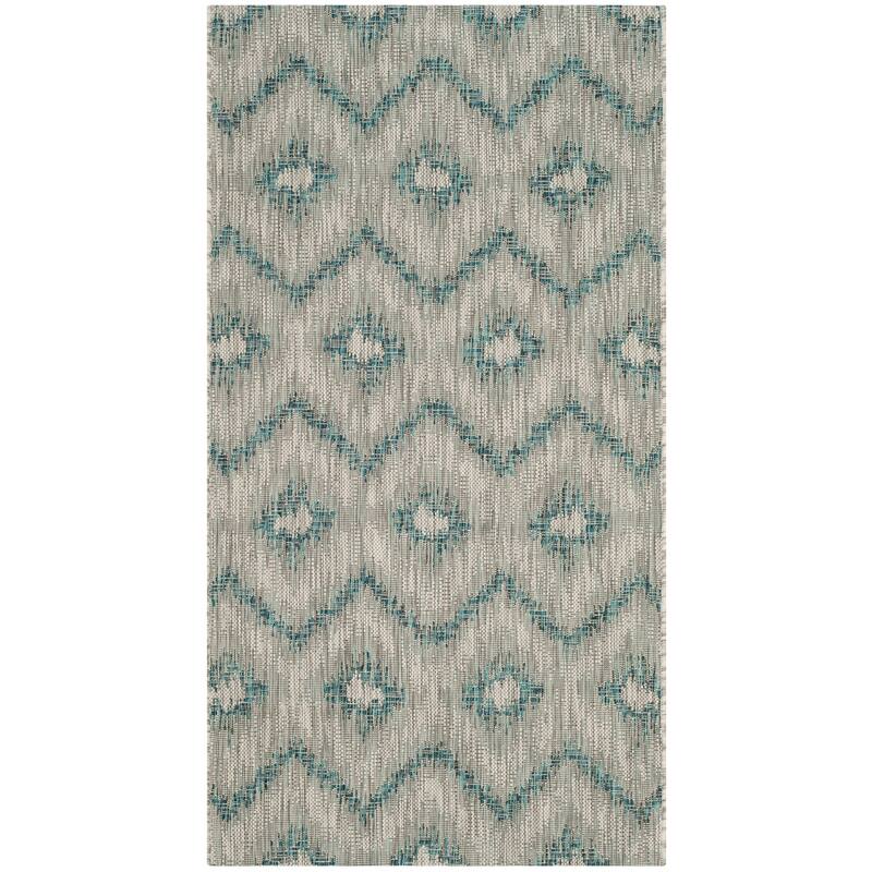 SAFAVIEH Courtyard Gorica Indoor/ Outdoor Waterproof Patio Backyard Rug