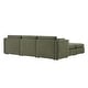 preview thumbnail 103 of 179, Mia Oversized Modular Sectional Fabric Sofa