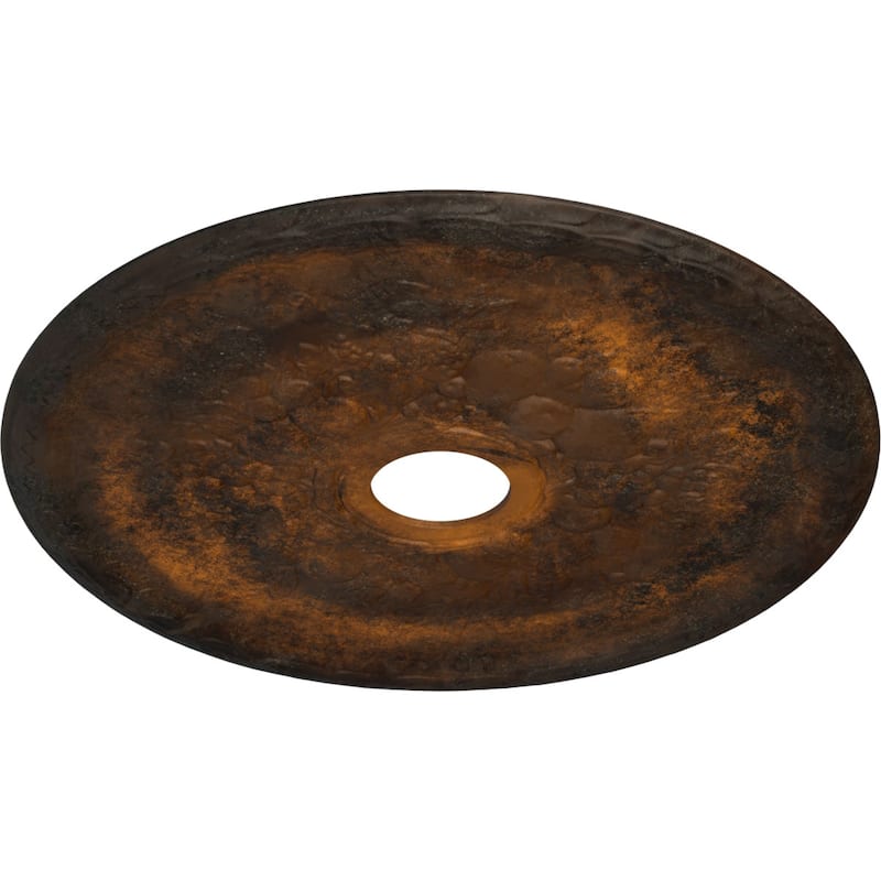 22 5/8"OD x 3 5/8"ID x 5/8"P Grape Ceiling Medallion