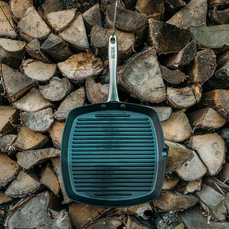 Skottsberg 11 in. Cast Iron Grill Pan