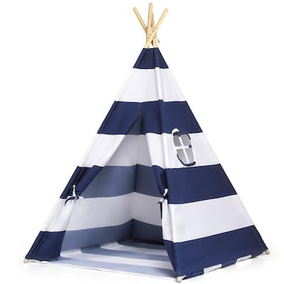 Gymax Portable Play Tent Teepee Children Playhouse Sleeping Dome