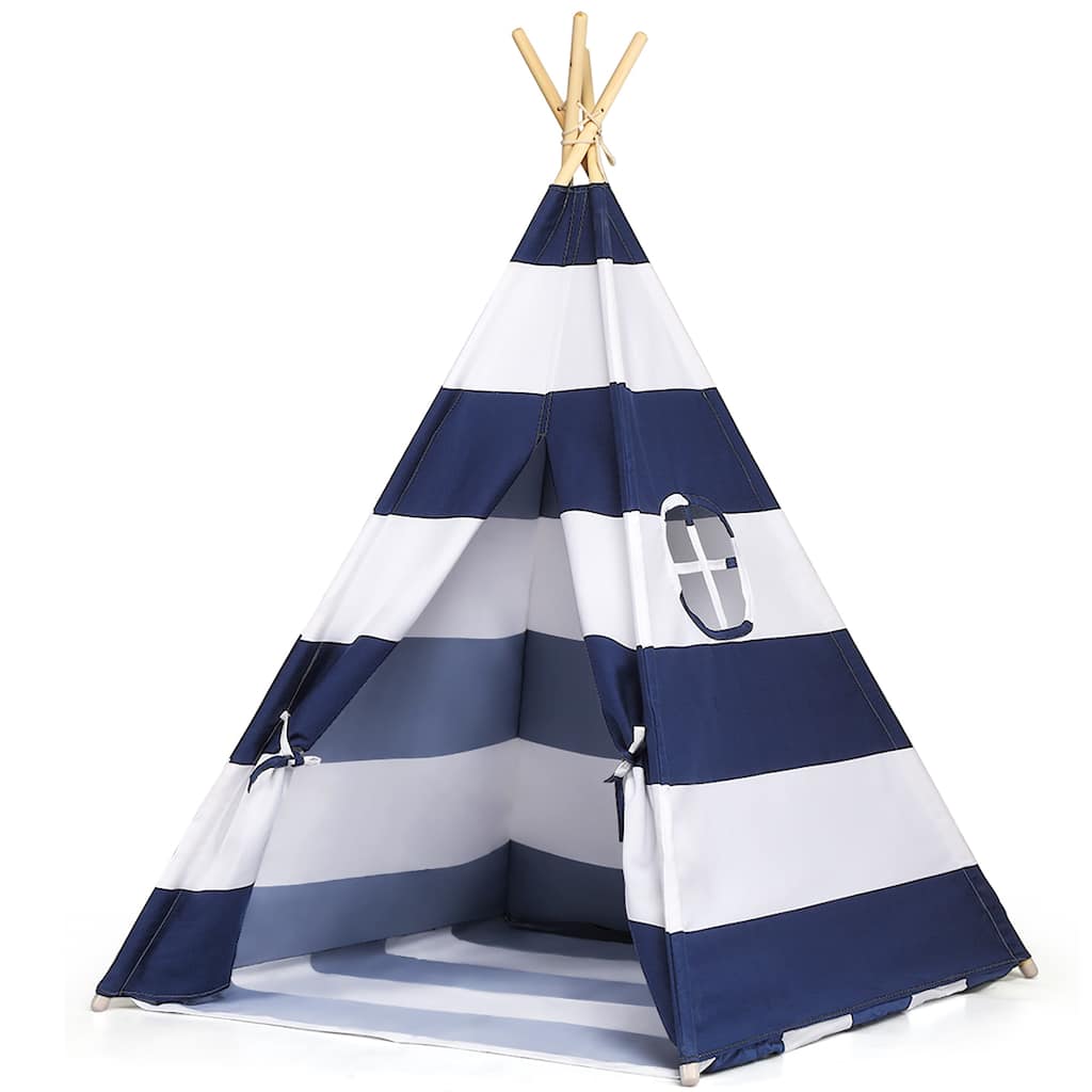 Gymax Portable Play Tent Teepee Children Playhouse Sleeping Dome