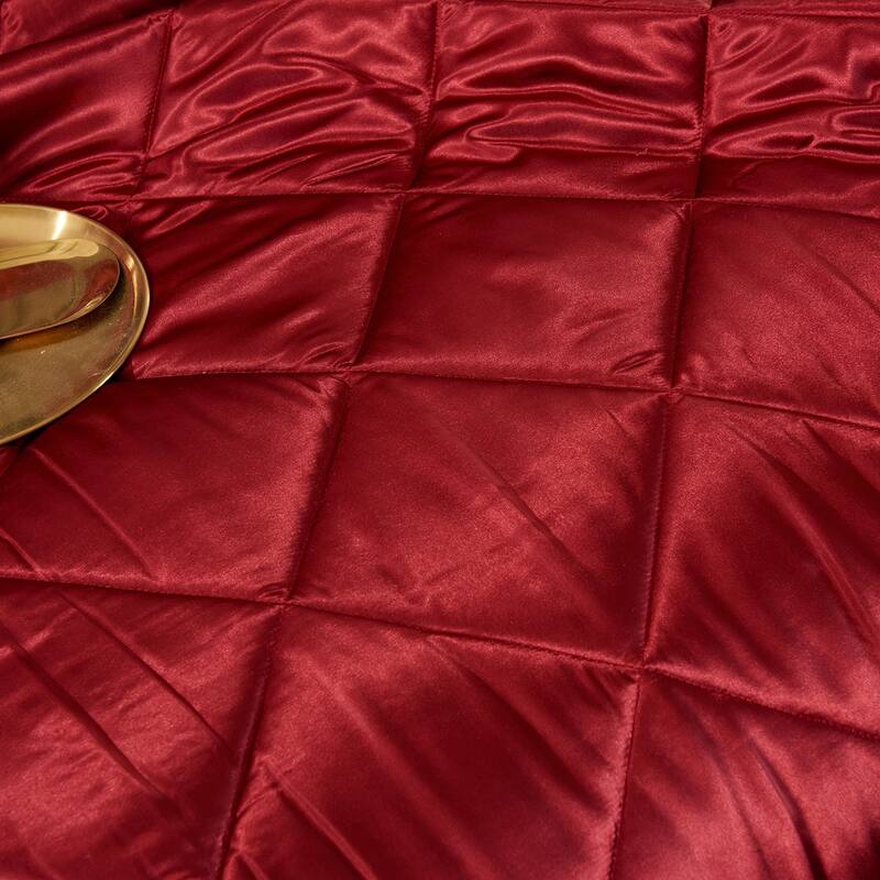 8 Piece Satin Silky Comforter Set Quilted Bedding Sets